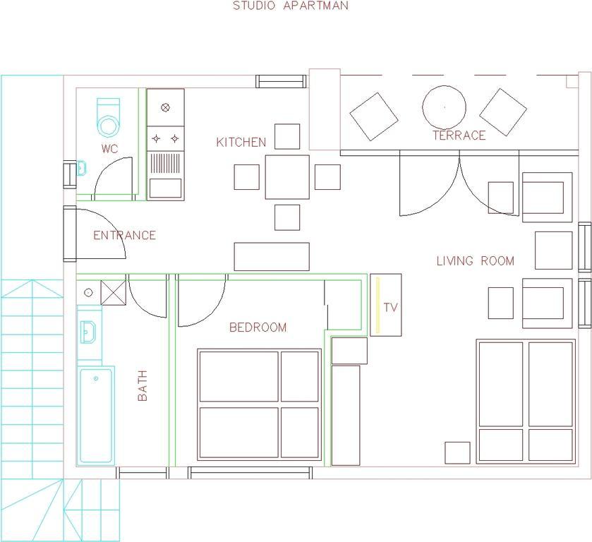 Siraly Apartman Balatonfůzfő Pokoj fotografie